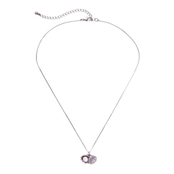 Pearl Open Clam Shell Necklace - Picture 4 of 7